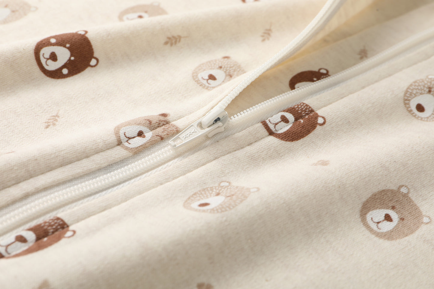 100% Organic Cotton 0.5 tog Sleep Sack - Mini Bear