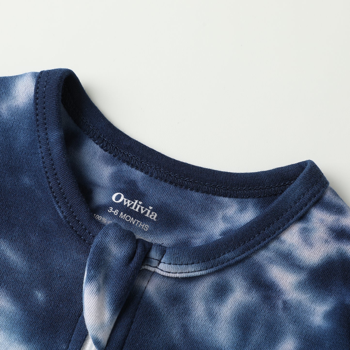 Owlivia Baby Short-Sleeve Summer Romper Set 2-Pack Tank Romper Jumpsuit for Girls and Boys(Blue Dinosaur & Tie Dye Dark Navy)
