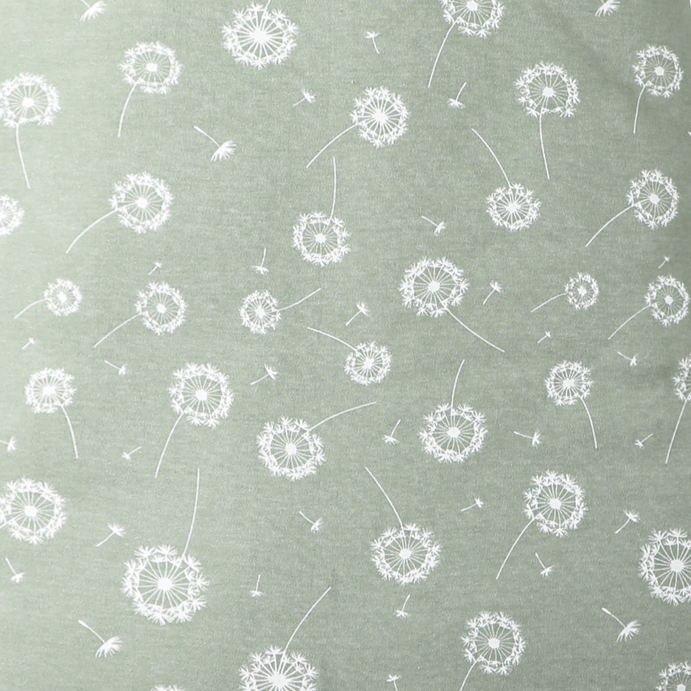 100% Organic Cotton 2.5tog Sleep Sack - Green Dandelion
