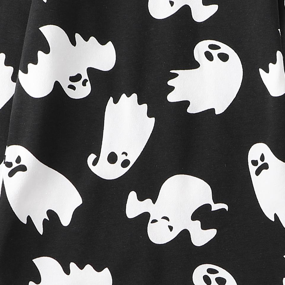 100% Organic Cotton Toddler 2 Piece Pajama Set -Halloween Ghosts