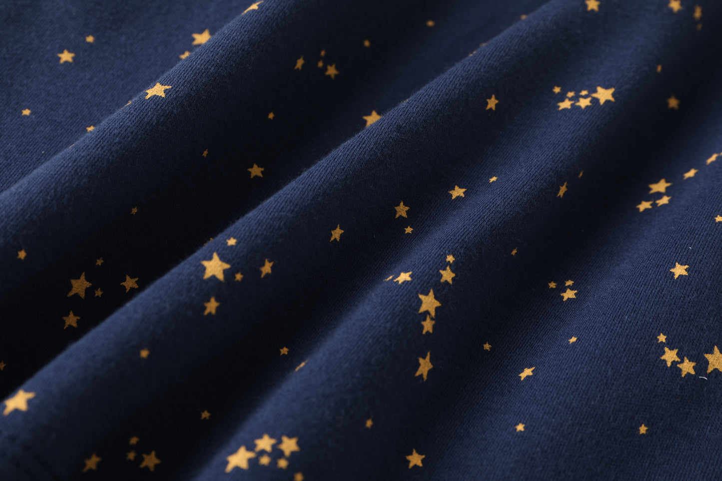 100% Organic Cotton Toddler Summer 2 Piece short sleeve Pajama Set - Starry Sky