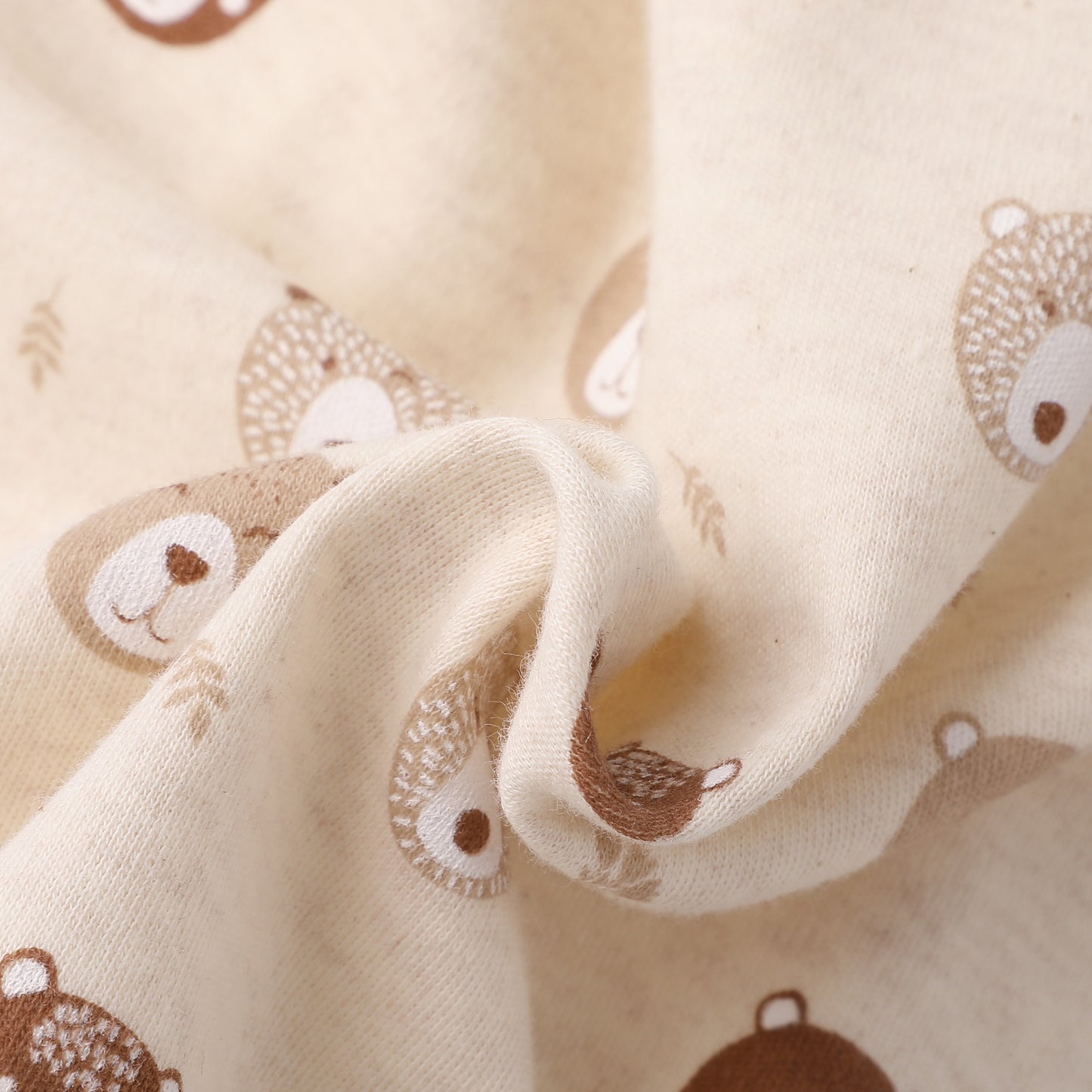 100% Organic Cotton 1.0 Tog Sleeping Bag with Legs Sleeveless Wearable Blanket- Mini Bears