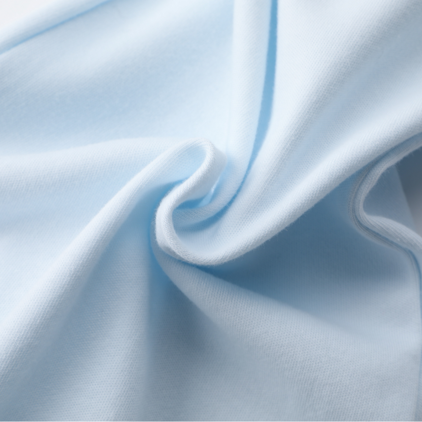 100% Organic Cotton Zip Footless Pajamas - Blue