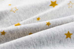 100% Organic Cotton 0.5tog Sleep Sack - Golden Star