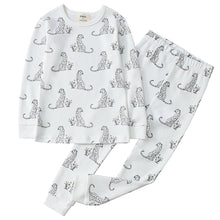 Load image into Gallery viewer, 100% Organic Cotton Toddler 2 Piece Pajama Set - Cheetah