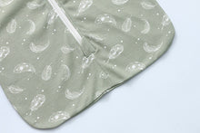Load image into Gallery viewer, 100% Organic Cotton 0.5tog Sleep Sack - Sage Feather