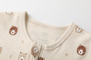 100% Organic Cotton 0.5 tog Sleep Sack - Mini Bear