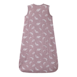 Owlivia Bamboo Rayon Baby Sleep Sack Unisex Sleeping Bag 1.0 TOG -Feather Mauve