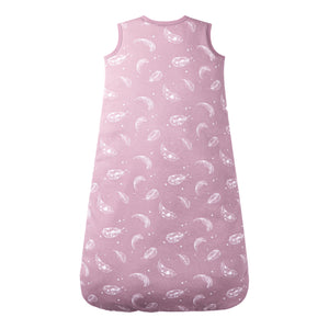 100% Organic Cotton 2.5tog Sleep Sack - Mauve Feather