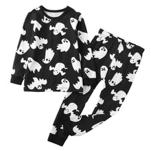 Load image into Gallery viewer, 100% Organic Cotton Toddler 2 Piece Pajama Set -Halloween Ghosts