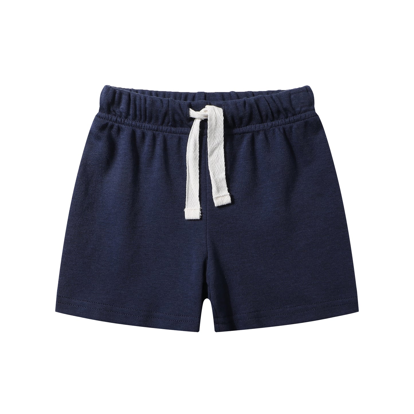 Organic Cotton Baby Shorts Toddler Summer Shorts - Gray & Navy & Grey Rabbit