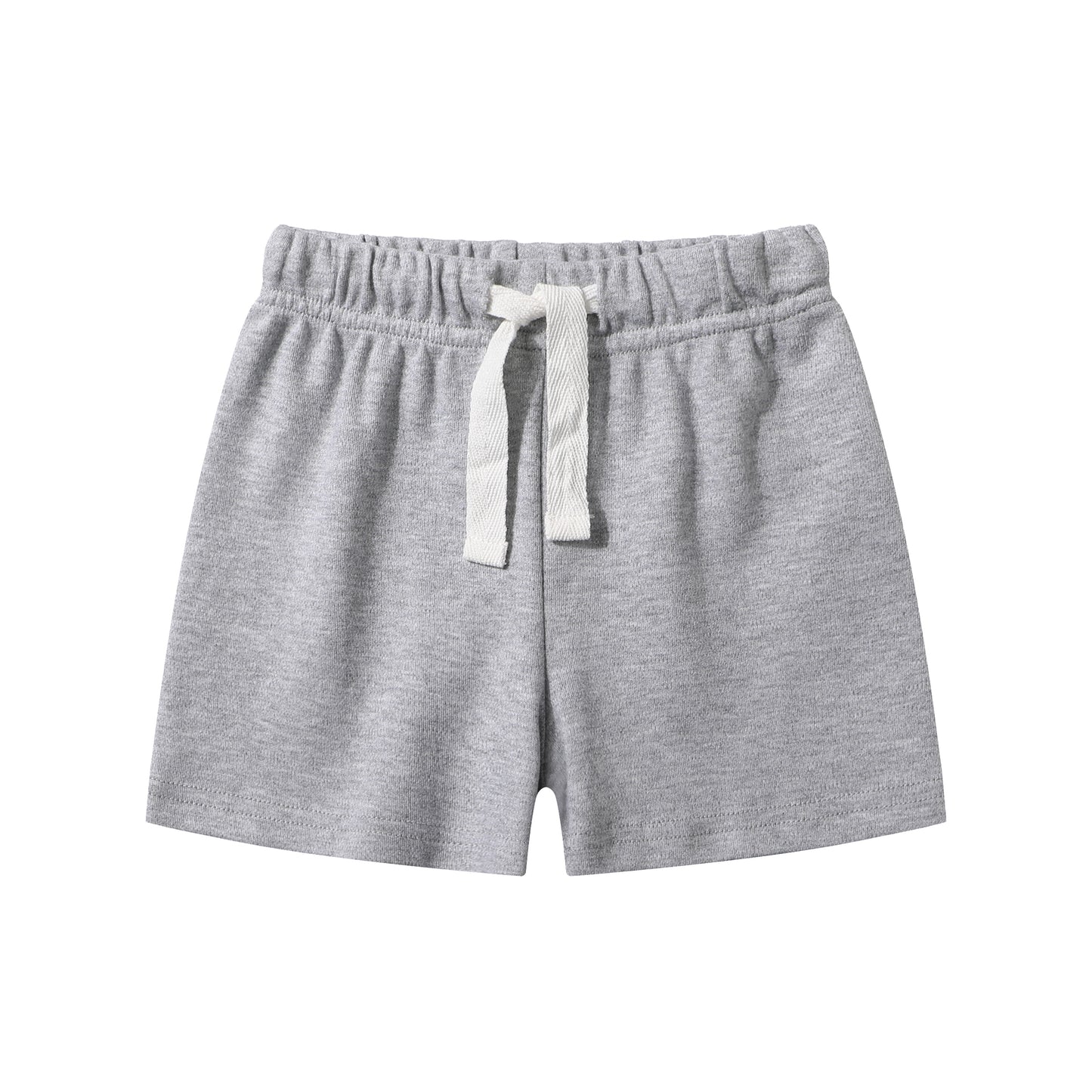 Organic Cotton Baby Shorts Toddler Summer Shorts - Olive & Dark Grey & Light Grey