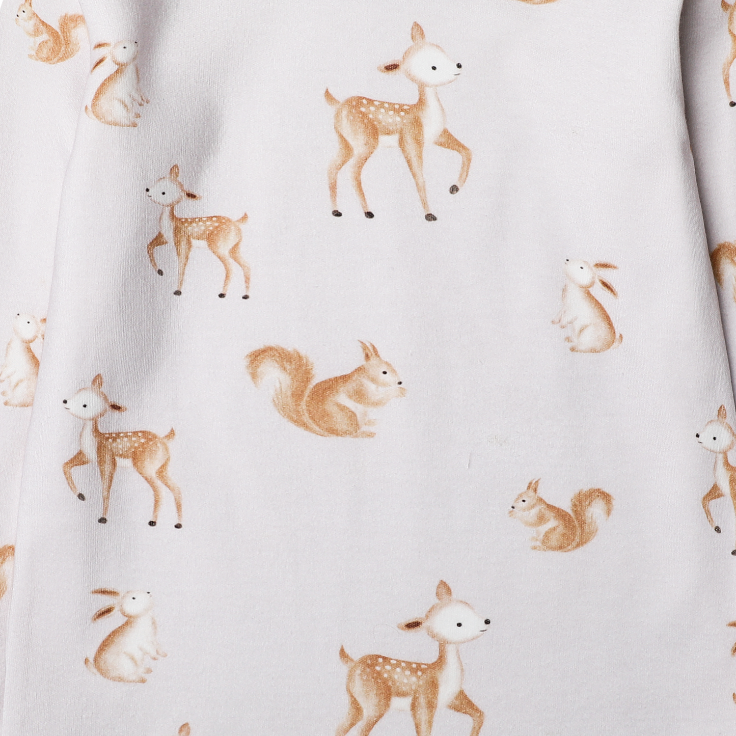 100% Organic Cotton Toddler 2 Piece Pajama Set - Deer