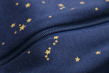 Load image into Gallery viewer, 100% Organic Cotton Zip Footless Pajamas -  Starry Sky