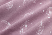 Load image into Gallery viewer, 100% Organic Cotton 0.5tog Sleep Sack - Feather Mauve