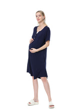Load image into Gallery viewer, Women&#39;s Maternity Pajamas - Navy