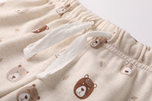Load image into Gallery viewer, 100% Organic Cotton Toddler Summer 2 Piece short sleeve Pajama Set - Mini Bears