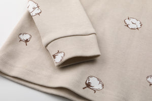 100% Organic Cotton Toddler 2 Piece Pajama Set - Cotton Printing