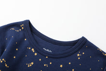 Load image into Gallery viewer, 100% Organic Cotton Toddler 2 Piece Pajama Set - Starry Sky