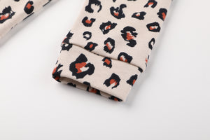 100% Organic Cotton Toddler 2 Piece Pajama Set - Leopard