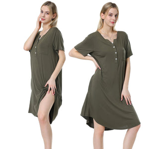 Women's Maternity Pajamas - Olive