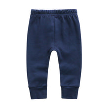 Load image into Gallery viewer, 100% Cotton Joggers - 3 pack - Navy &amp; Grey Melange &amp; Grey Rabbit