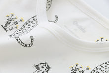 Load image into Gallery viewer, 100% Organic Cotton Toddler Summer 2 Piece short sleeve Pajama Set - Cheetah