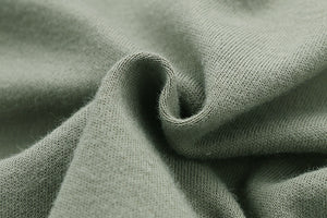 100% Cotton Footless Zip Pajamas - 2 pack - Dark Grey Melange & Olive Green