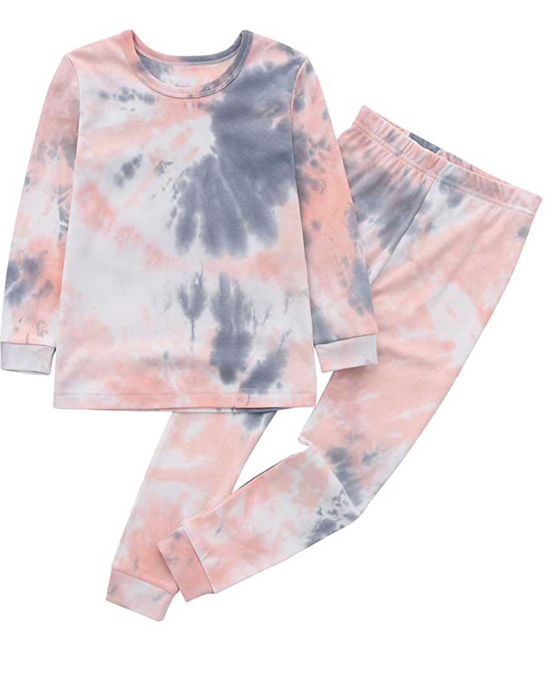 Owlivia 100% Organic Cotton Toddler 2 Piece Pajama Set - Pink Tie Dye 12-18 Months / Pink Tie Dye