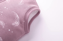 Load image into Gallery viewer, 100% Organic Cotton 2.5tog Sleep Sack - Mauve Feather
