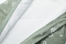 Load image into Gallery viewer, 100% Organic Cotton 2.5tog Sleep Sack - Green Dandelion