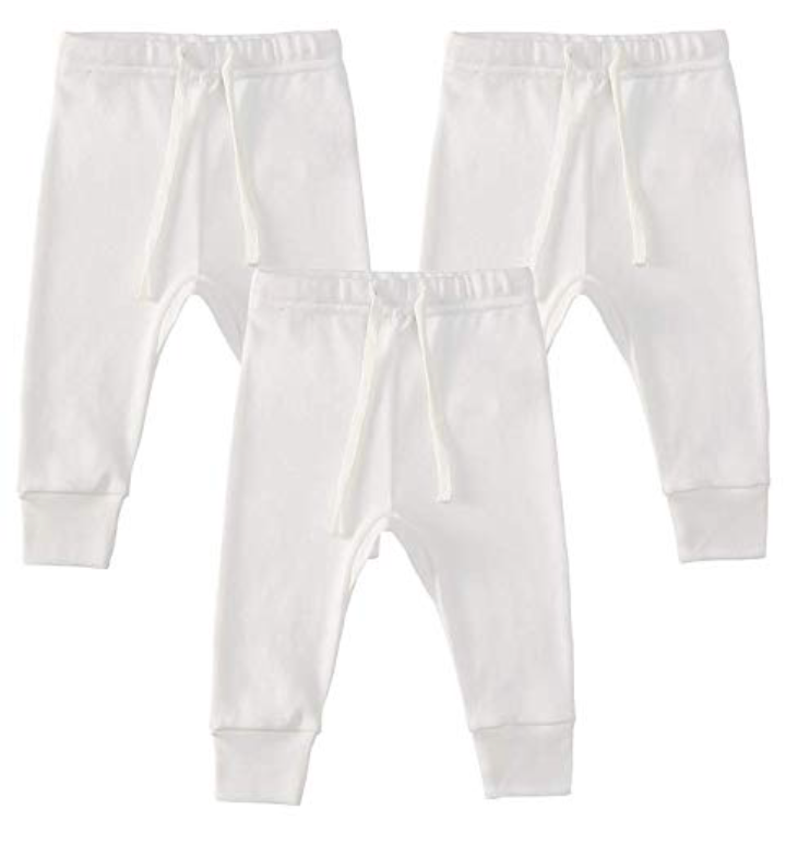 100% Cotton Joggers - 3 pack - Off-White