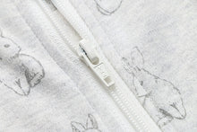 Load image into Gallery viewer, 100% Organic Cotton 0.5tog Sleep Sack - Grey Rabbits