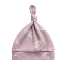 Load image into Gallery viewer, 100% Organic Cotton Hats- 3 Pack - Pink Melange, Mauve Feather and Off-White