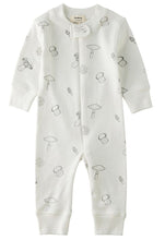 Load image into Gallery viewer, 100% Organic Cotton Zip Footless Pajamas - Mushroom